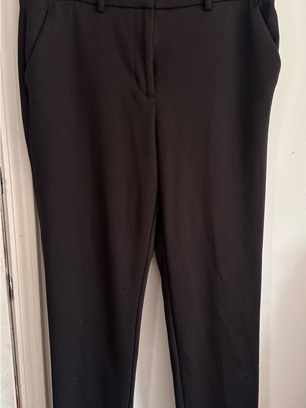 Simply Vera Vera Wang Black Straight-Leg Dress Pants